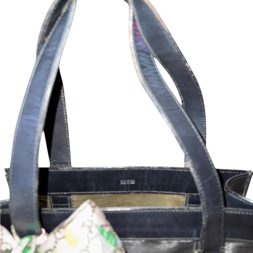 Gucci Vintage Mesh Tote Bag with fashion Scarf included - Picture 5 of 16